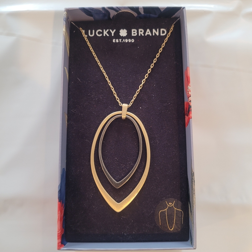 Lucky Brand Teardrop Necklace